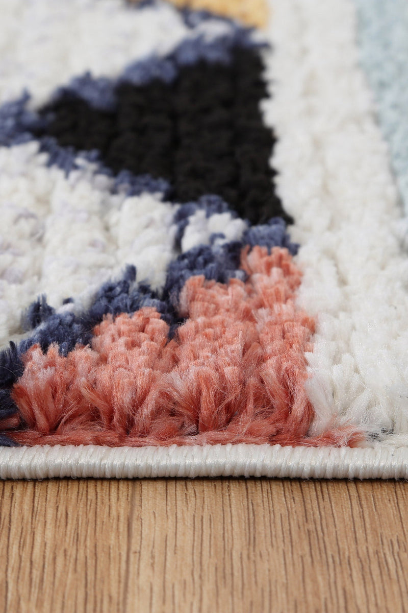 Bohemia Moroccan Tribal Tile Multi Rug