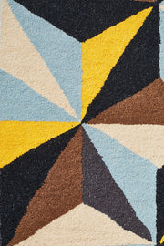 Crystal Designer Wool Blue Rug