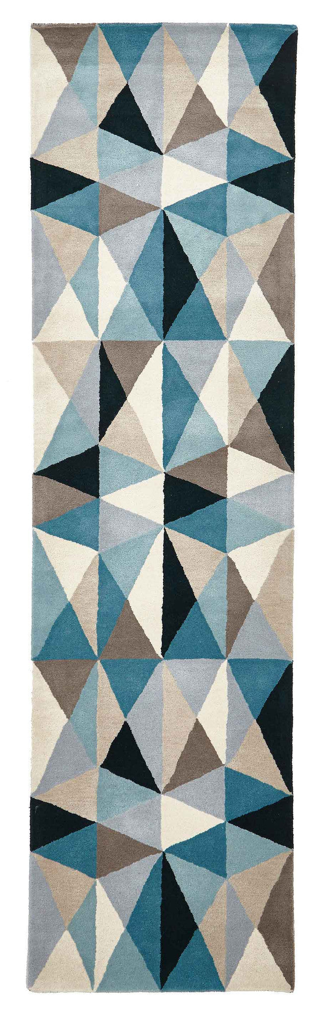 Gem Stone Designer Wool Blue Rug
