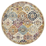 Raw Prado Rust Round Rug