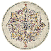 Study Prado Bone Round Rug