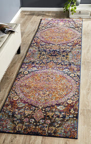 Vault Prado Multi Coloured Runner Rug