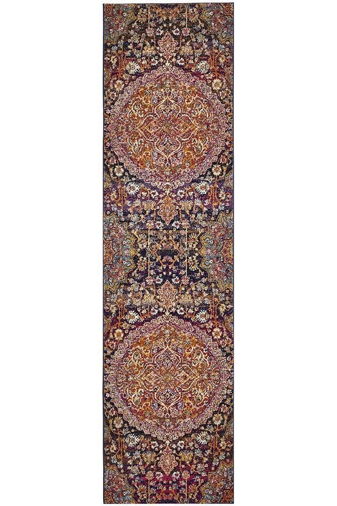 Vault Prado Multi Coloured Runner Rug