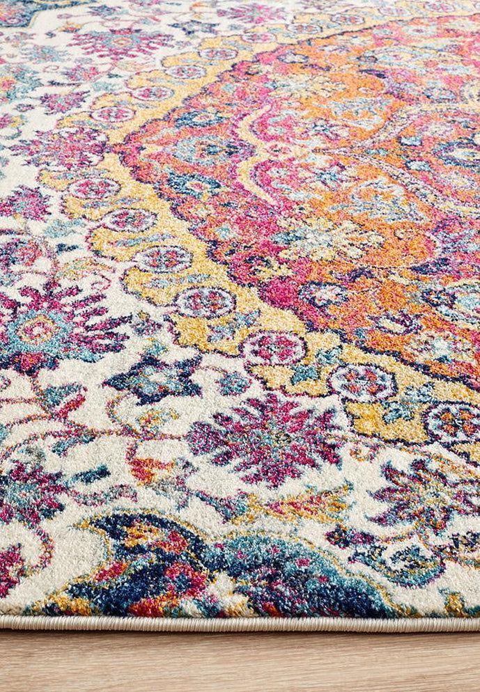 Botanical Prado Rust Rug — SydneyRugsOnline