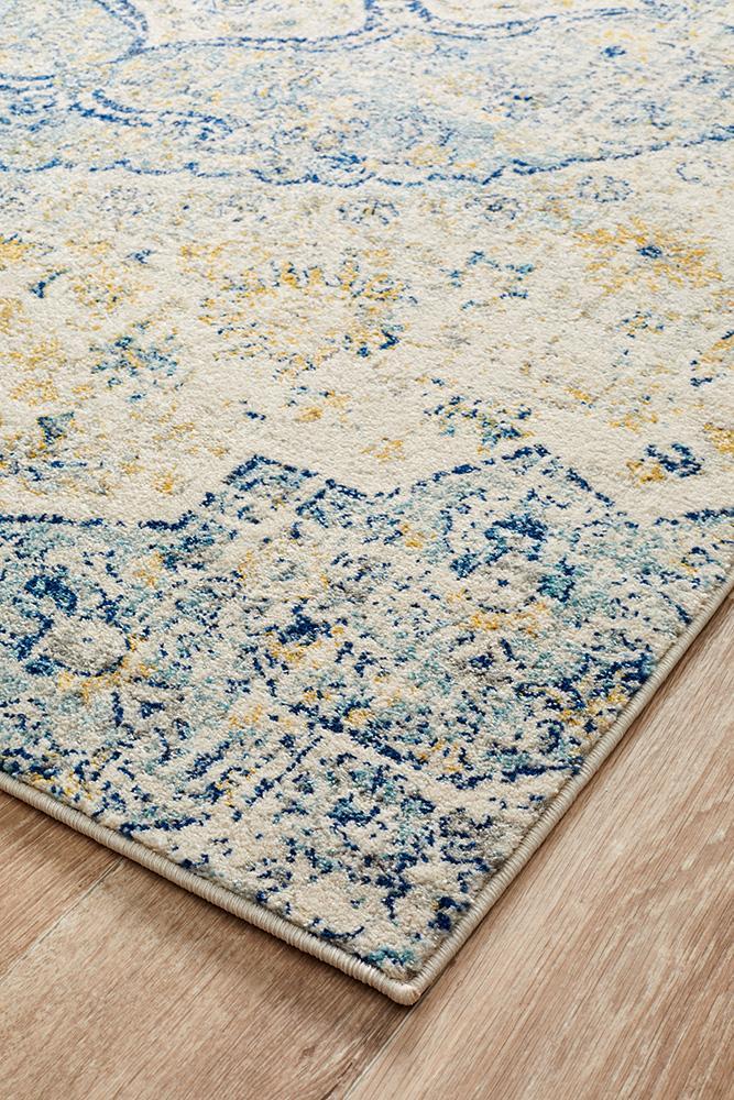 Park Prado Sky Blue Runner Rug