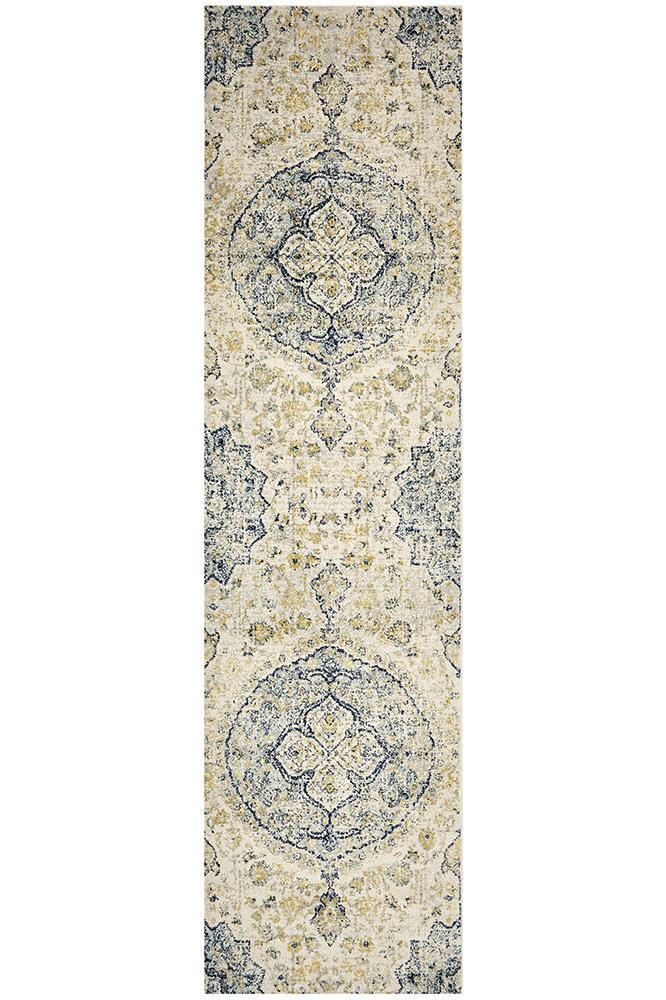 Park Prado Sky Blue Runner Rug
