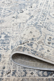 Marrakech Urban Blue Light Grey Rug