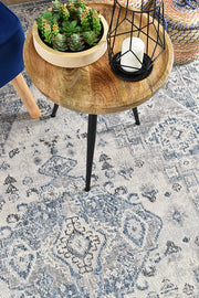 Marrakech Urban Blue Light Grey Rug