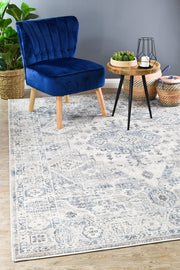 Marrakech Urban Blue Light Grey Rug