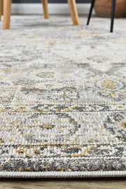 Marrakech Urban Grey Mustard Rug