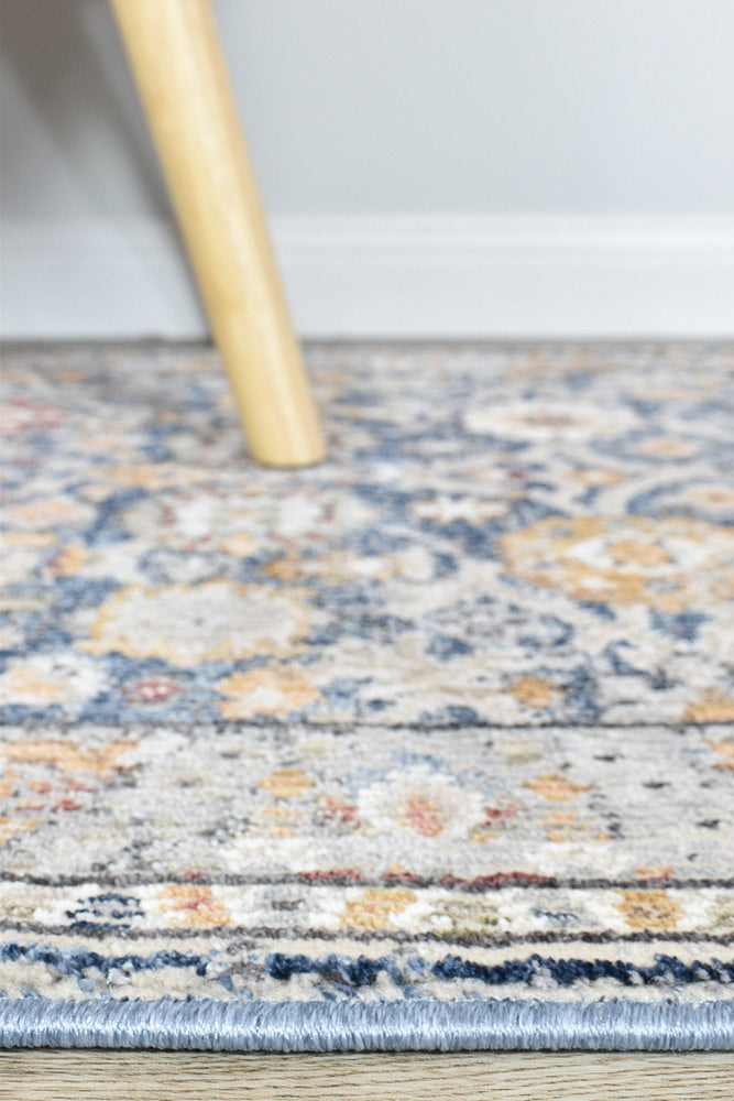 Marrakech Civic Blue Runner Rug