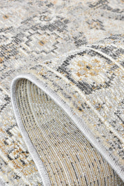 Marrakech Urban Grey Mustard Runner Rug