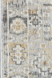 Marrakech Urban Grey Mustard Runner Rug