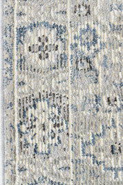 Marrakech Urban Blue Light Grey Runner Rug