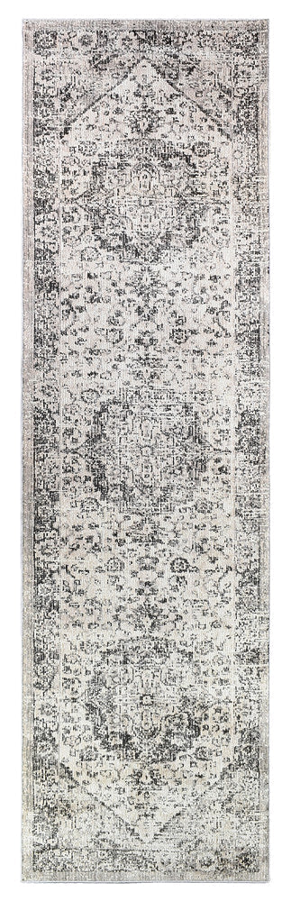 Marrakech City Grey Runner Rug