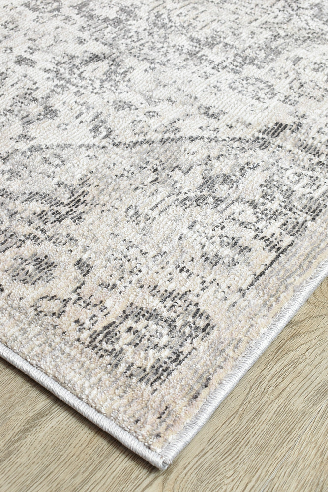 Marrakech City Grey Runner Rug