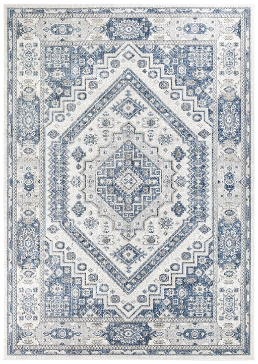 Marrakech Western Cream Blue Rug