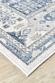 Marrakech Western Cream Blue Rug