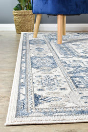 Marrakech Western Cream Blue Rug
