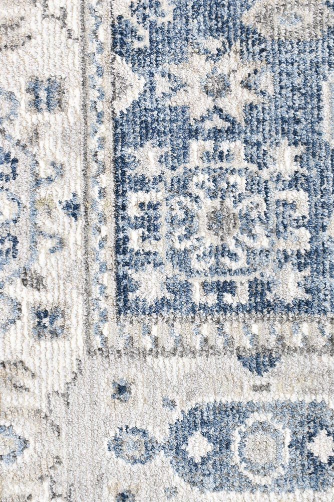 Marrakech Western Cream Blue Rug