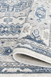 Marrakech Western Cream Blue Rug
