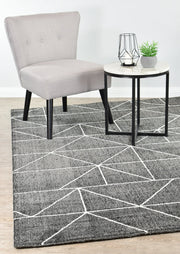 Vicinal Bibber Black Rug