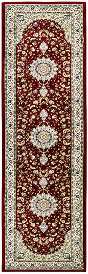 Michelan Medallion Red Runner Rug