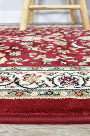 Michelan Medallion Red Runner Rug