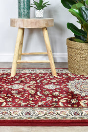 Michelan Medallion Red Runner Rug