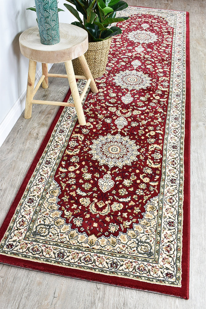 Michelan Medallion Red Rug