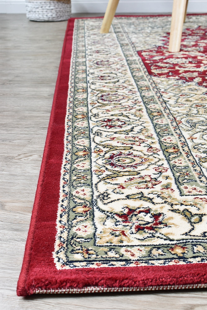 Michelan Medallion Red Rug