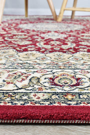 Michelan Medallion Red Rug