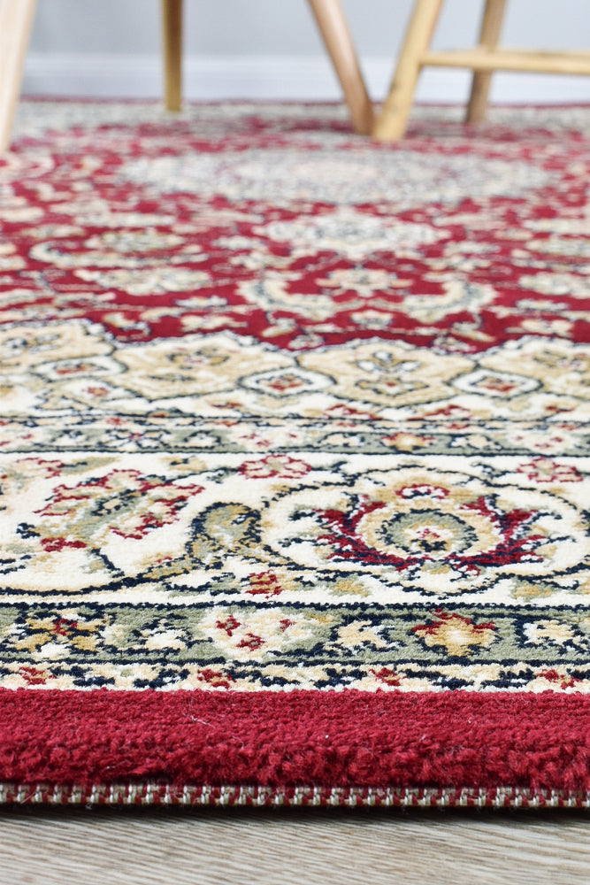Michelan Medallion Red Rug