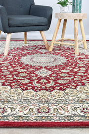 Michelan Medallion Red Rug