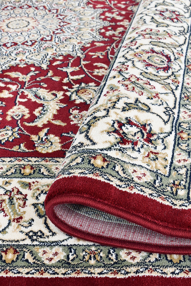 Michelan Medallion Red Rug
