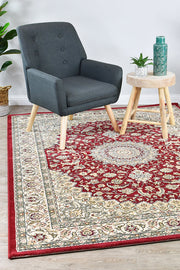 Michelan Medallion Red Rug