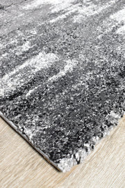 Pompon Crest Grey Rug