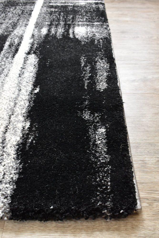 Pompon Crest Grey Rug