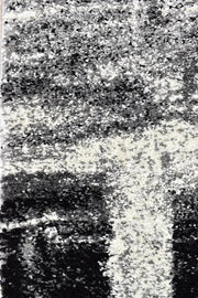 Pompon Crest Grey Runner Rug