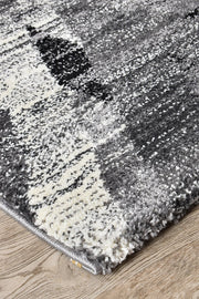 Pompon Peak Grey Red Rug