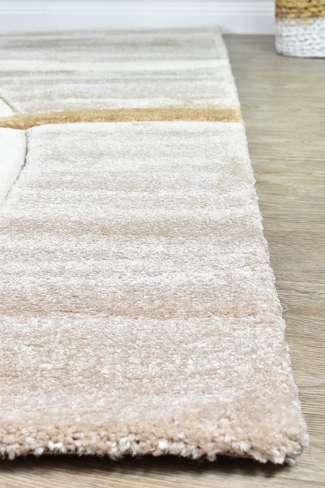 Pompon Fluff Beige Rug