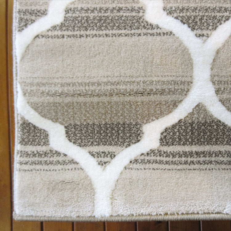 Moonshine Spoor Cream Runner Rug