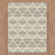 Moonshine Spoor Cream Rug