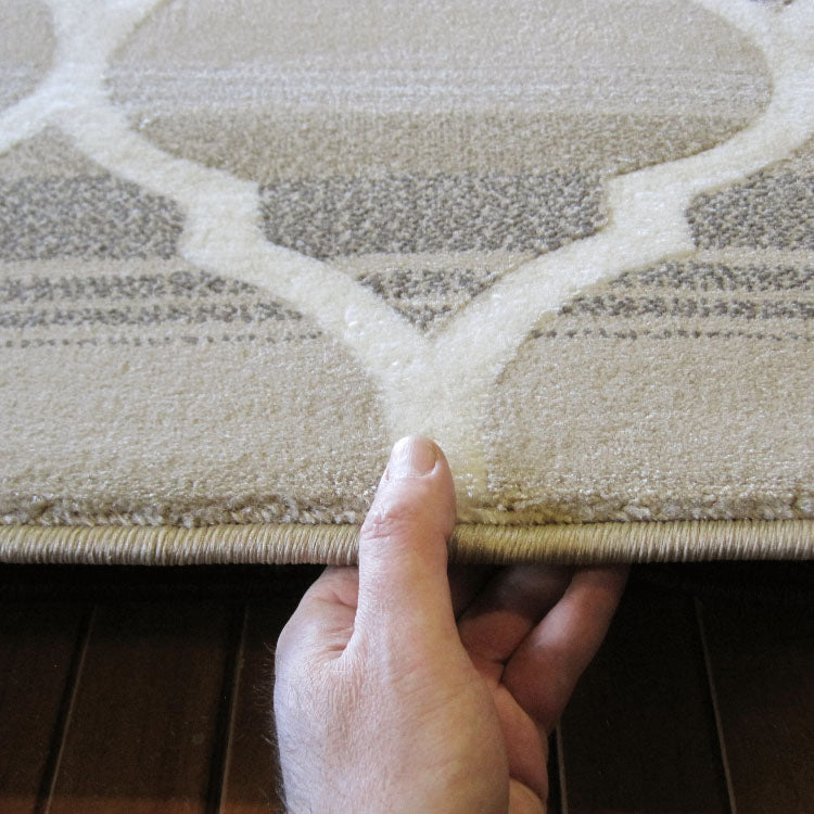 Moonshine Spoor Cream Runner Rug