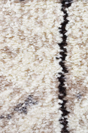 Medieval Primitive Grey Beige Rug