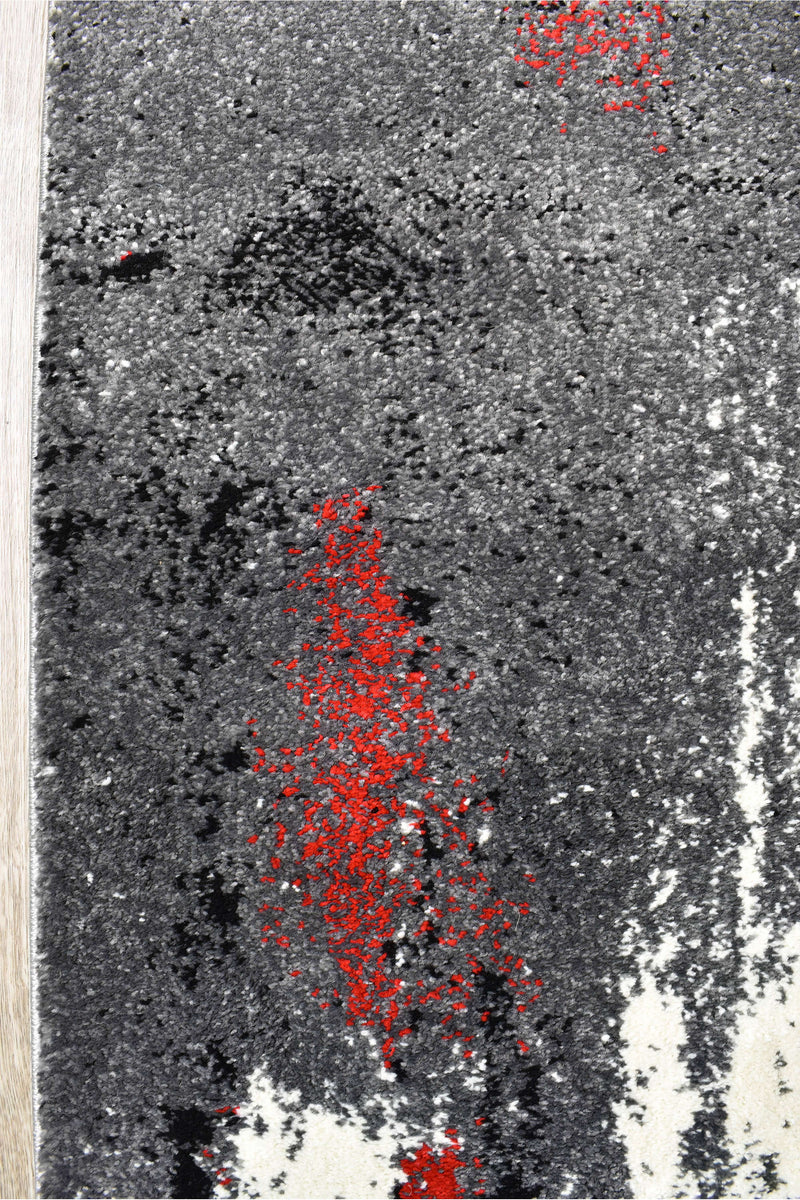 Medieval Red Rug Medieval Gothic Grey Red Rug — SydneyRugsOnline