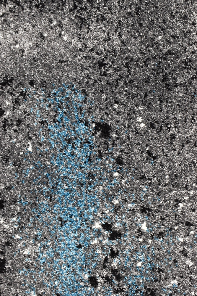 Medieval Gothic Grey Turquoise Rug