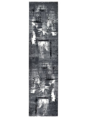 Medieval Gothic Light Grey Dark Grey Rug