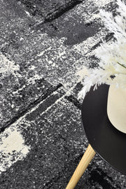 Medieval Gothic Light Grey Dark Grey Rug