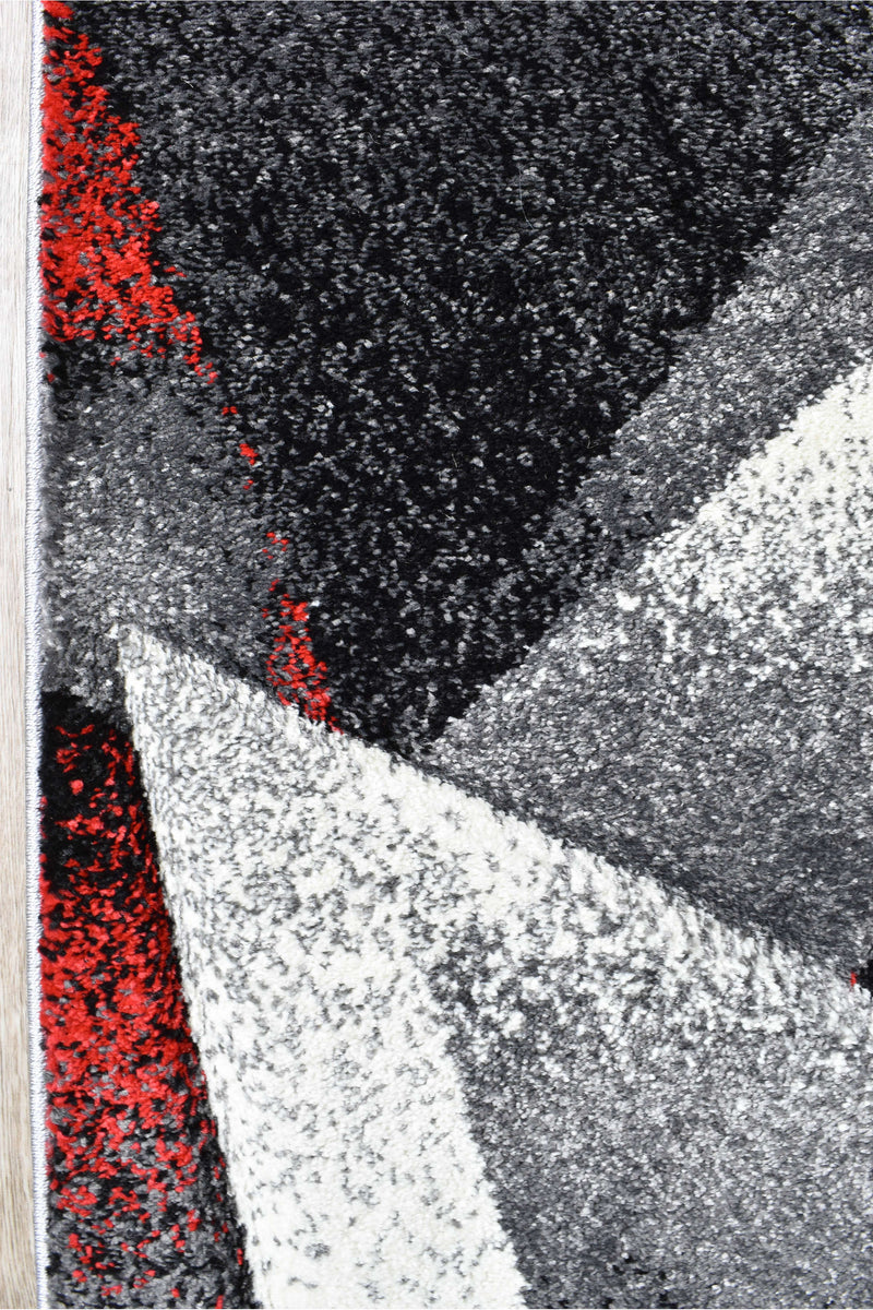 Medieval Red Rug Medieval Archaic Grey Red Rug — SydneyRugsOnline